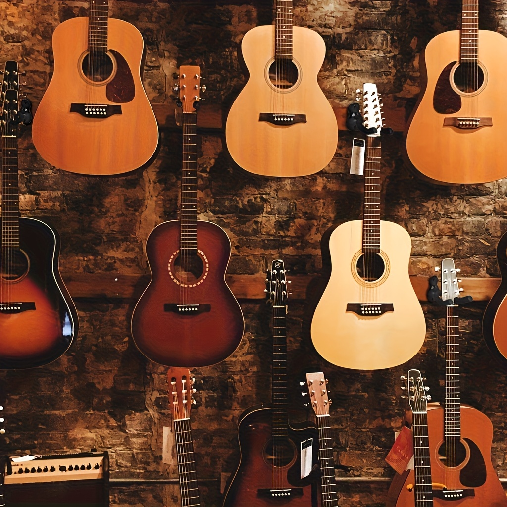 Guitar Hangers, Metal Wall Mounted Guitar Hook Are Suitable For Folk Music, Bass, Electric Guitar, Classical Guitar And Other Musical Instruments, 2packs, 3packs, 4packs To Choose