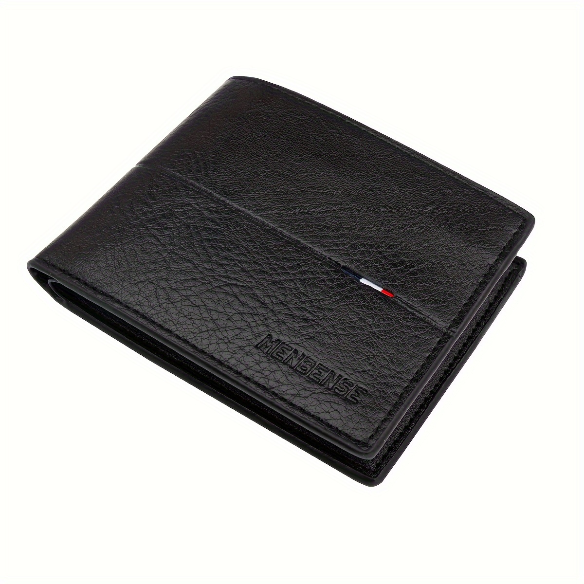 1pc Fashionable Men's Wallet Large Capacity Coin Purse Multi-Card Bank Credit Card Holder with Loose-leaf ID Holder