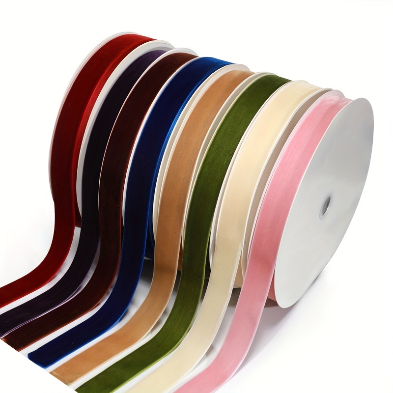 

[popular ] Classic Velvet Ribbon - 5 Yards Per Roll, Christmas, Valentine's Day & Spring Decorations