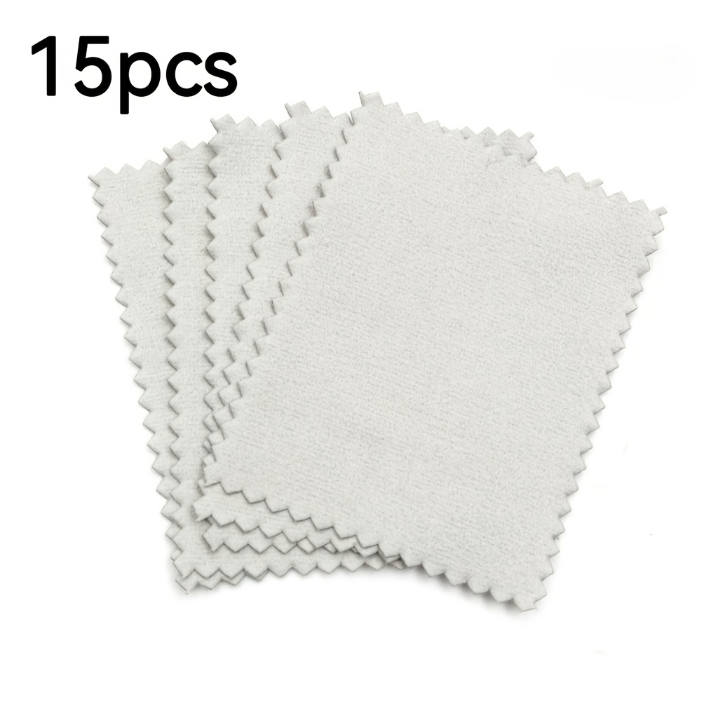 Golden and Silvery Jewelry Polishing Cloth for Cleaning