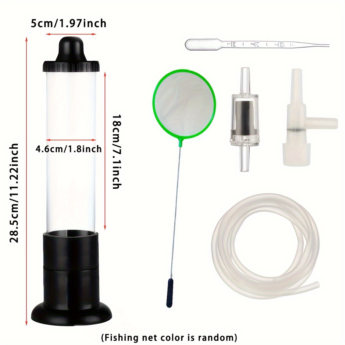 TEMU Shrimp Kit, Shrimp Eggs Incubator, Shrimp Eggs Kit, Diy Aquarium Fish Tool For Fish Food