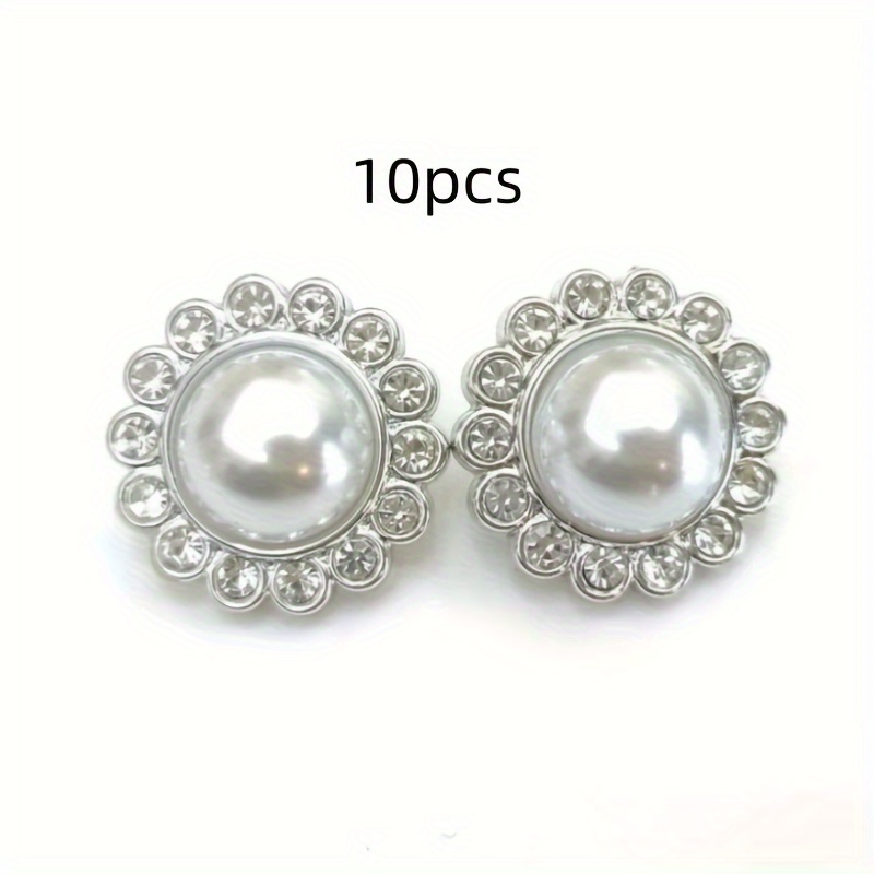 Image of 10pcs 18/21/25mm Plastic Buttons For Tweed Coats, Trench Coats, Double-faced Cashmere, Vintage Versatile Coat Buttons, Shirt Buttons, Suit Jacket Buttons, Knitted Cardigan Buttons