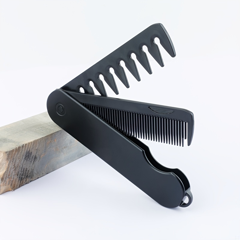 nuovo   pieghevole unisex portatile con tre   intercambiabili, più economico nel   più recente,   opzioni disponibili,   per lo styling della barba, styling dellolio, con     e larghi per capelli lisci