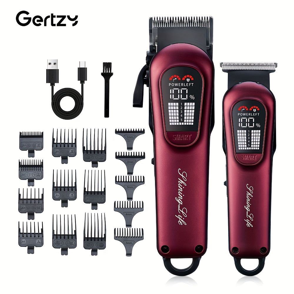 TEMU Single-Head Tondeuse/Multi-Functionele 2-In-1 Heren Tondeuse Set/Professionele Heren Haar Trimming Tool, Verstelbaar, Oplaadbaar, Uitgerust met