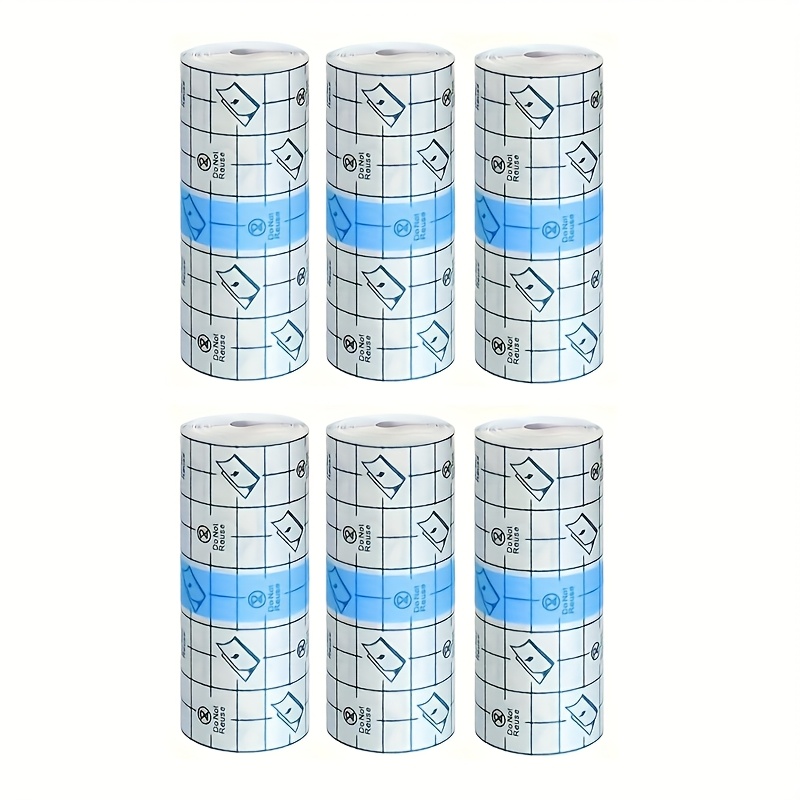 Image of 3/6 Rolls 5cm X 1m (1.97in X 39in) Transparent Waterproof Tape, Elastic Film Dressing Rolls, Non-residue Waterproof Tape, Suitable For Shower, Swimming, Post, Perfect Gift For