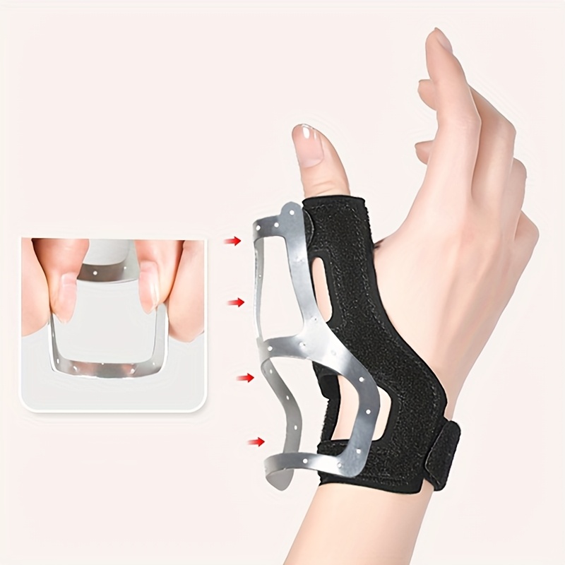 breathable thumb finger support brace adjustable comfortable nylon spandex blend with aluminum alloy hooks ideal for sports medicine   prevention finger support brace sporty design breathable fabric thumb supports best for christmas   thanksgiving