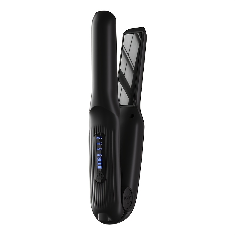 Rechargeable Dual Use Straightener Curler Short Hair Unisex
