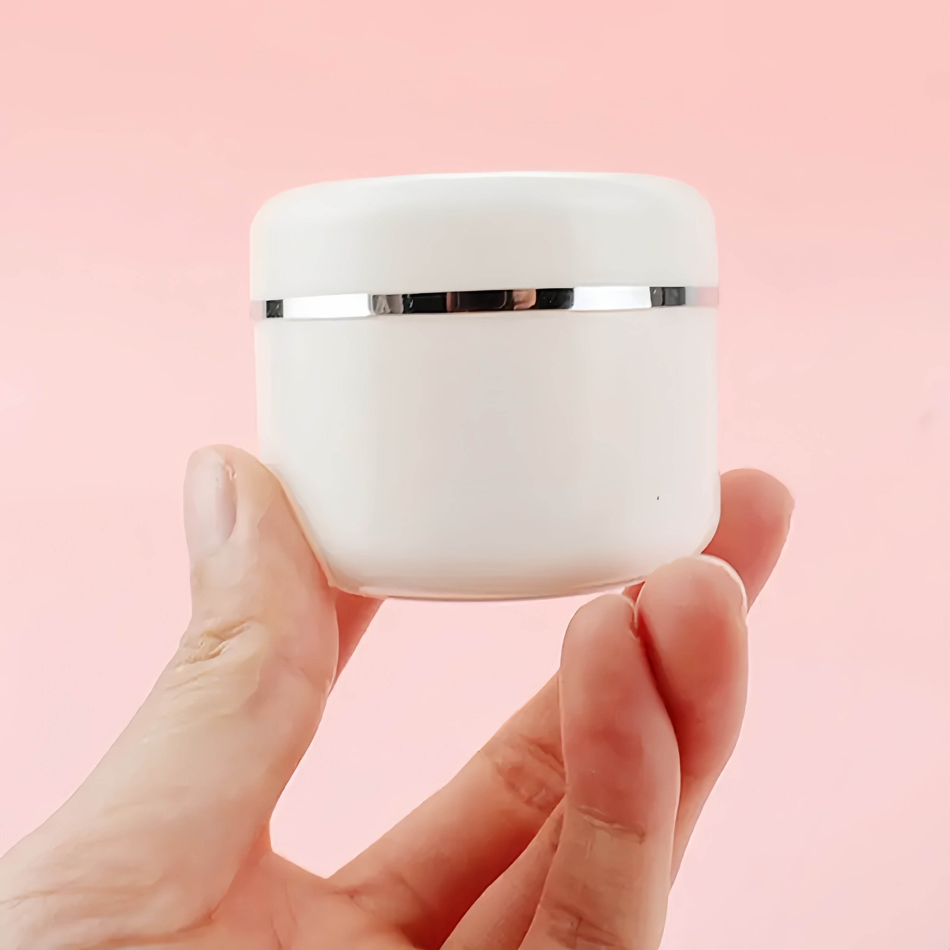 TEMU 10pcs White Plastic Cosmetic Jars With Twist-, 30/50g Sample Bottles For Travel Makeup, Creams, Lotions & Toiletries