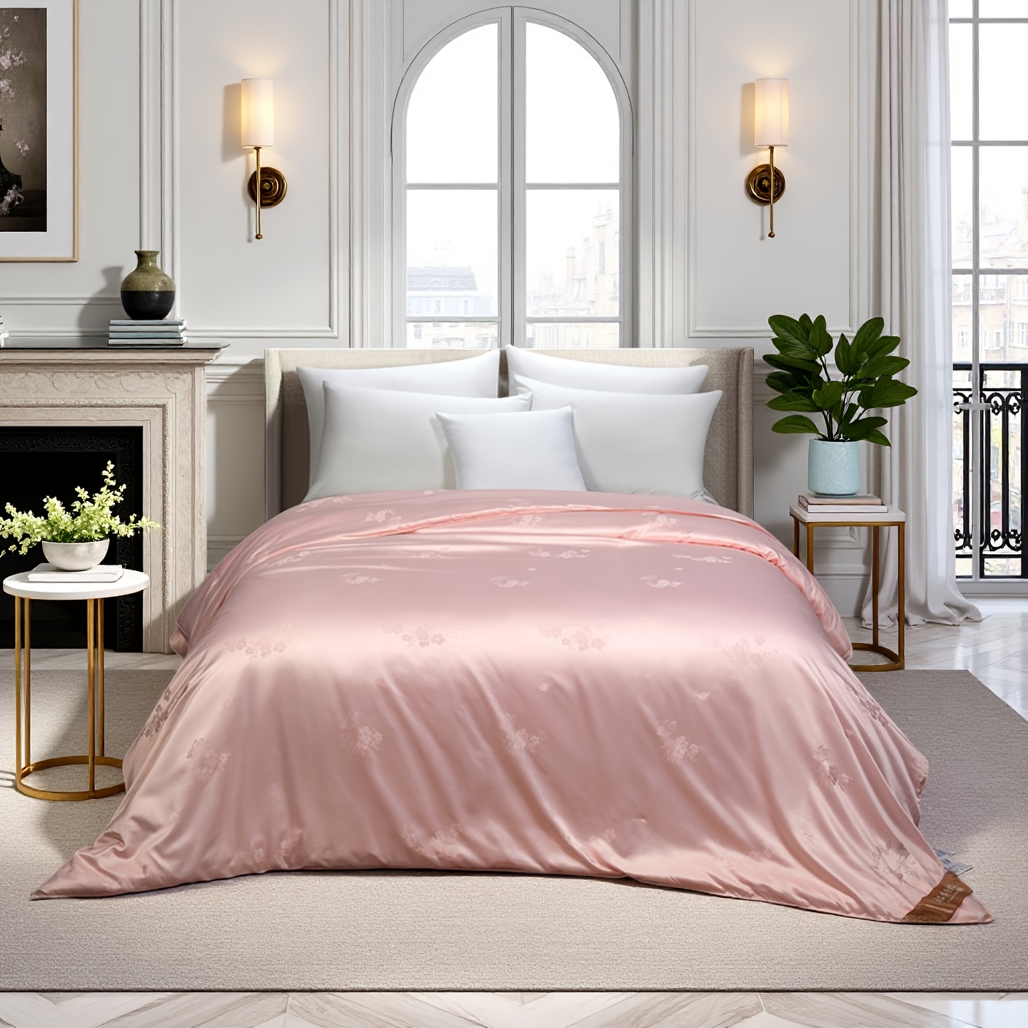 100% maulbeerseide - 100% maulbeerseidenanteil, ganzjahres-handarbeit, weich atmungsaktiv, satin-jacquard-stoff, glatte  , leicht luxuriös,   für alle jahreszeiten,   für moderne schlafzimmerdekoration