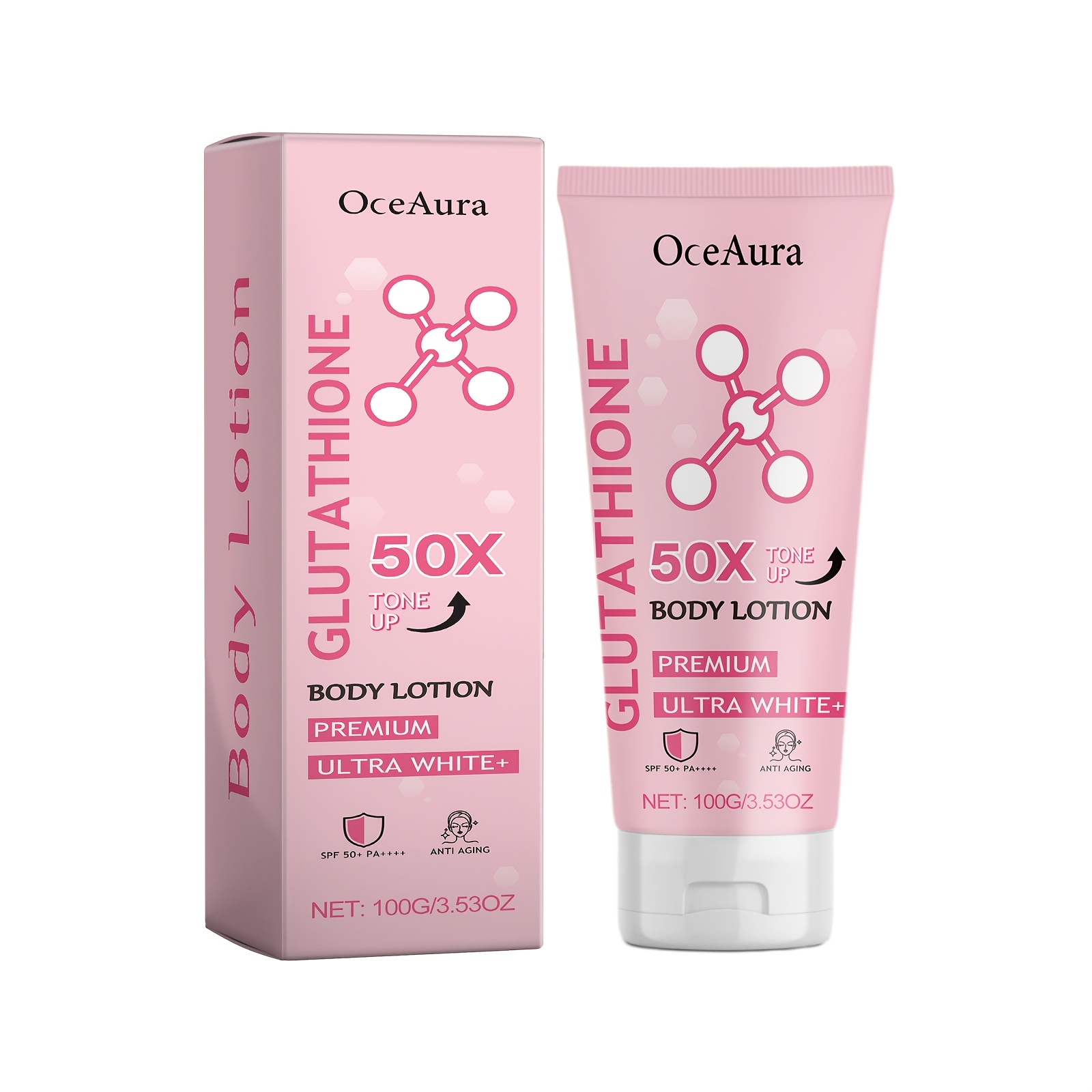 1pc glutathione 50x tone body lotion moisturizing soft light