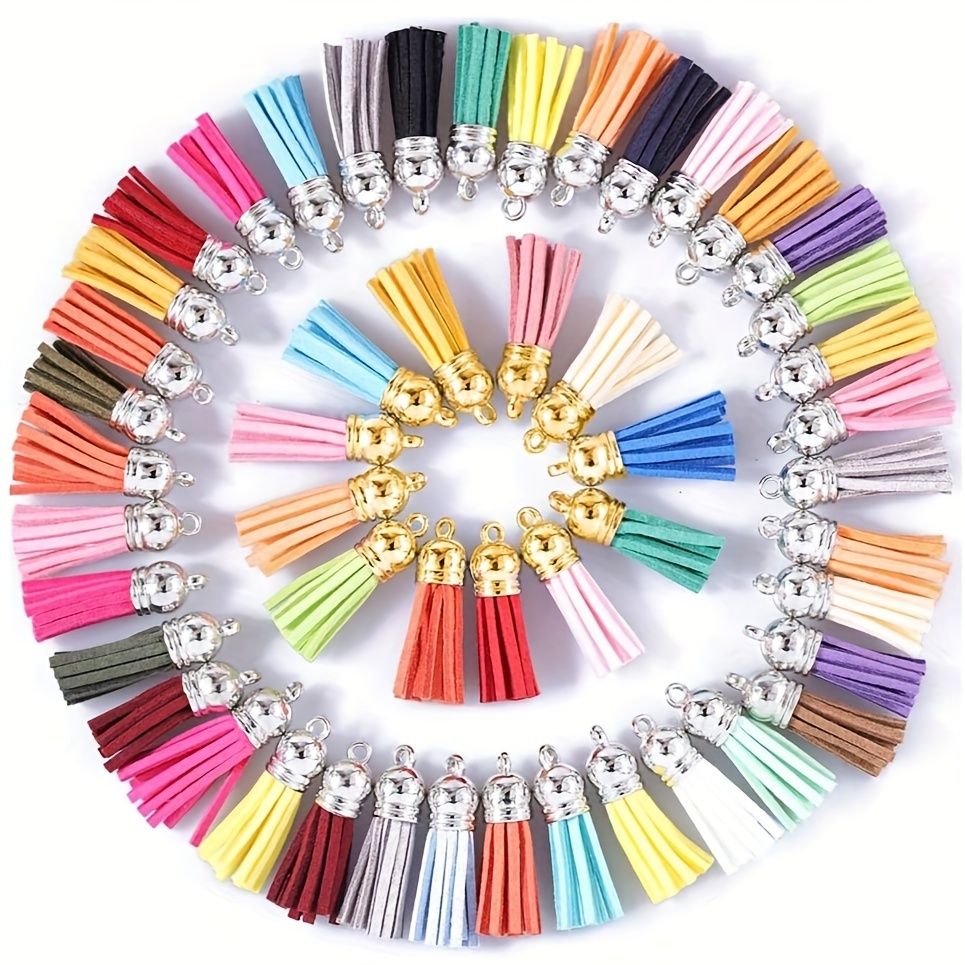 

60pcs/100pcs Tassel Pendants For Making Bracelet Pendant Making Summer Supplies