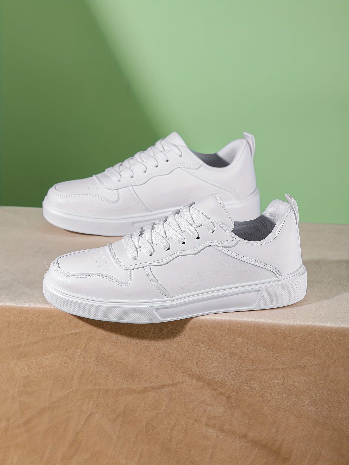 zapatillas tenis blancas hombre hechas pu zapatillas caminar