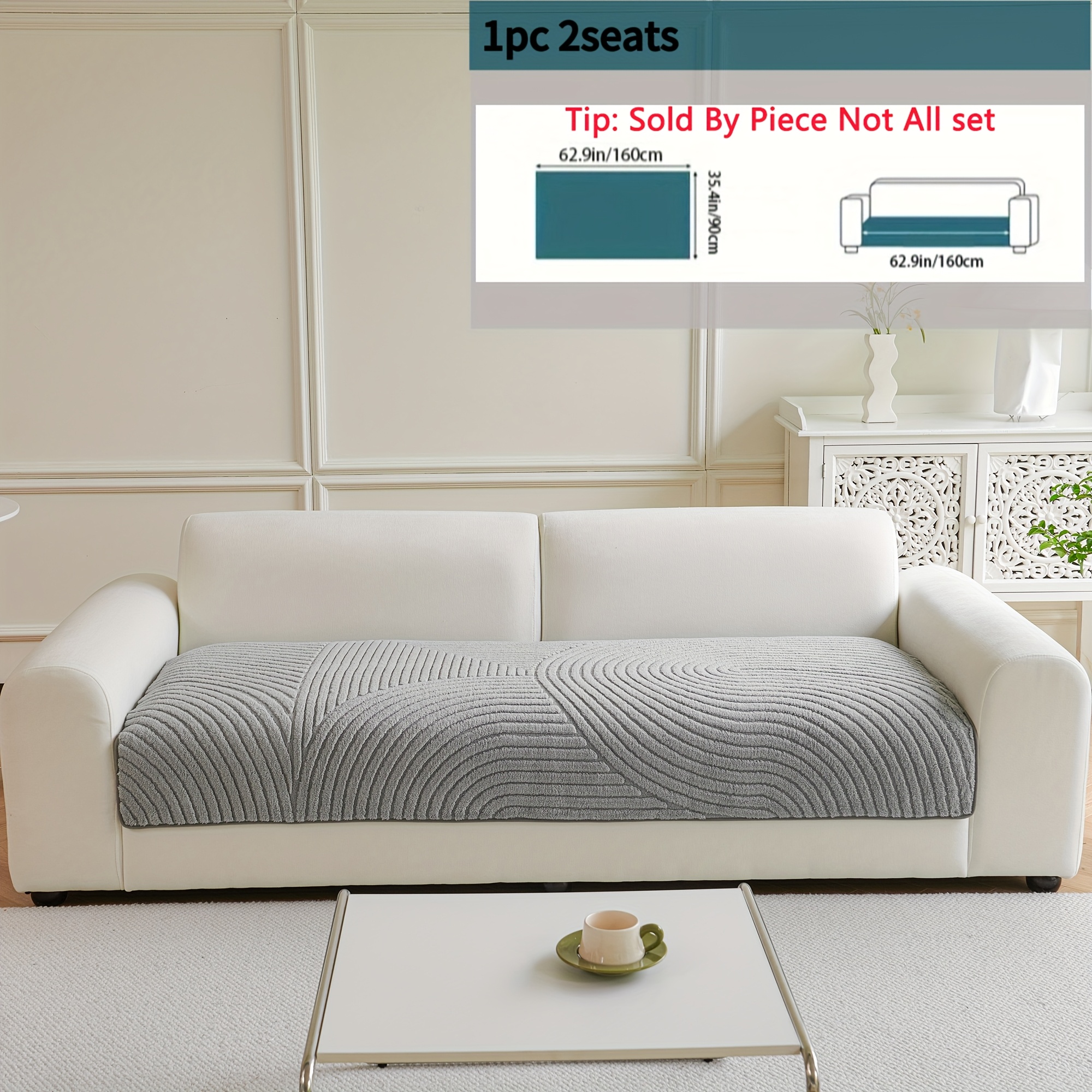E-shop Samt-Sofabezug/Kissenbezug im Böhmen-Stil, rutschfest, haustierfreundlich, moderner Stil, maschinenwaschbar, passend für alle Sofas,