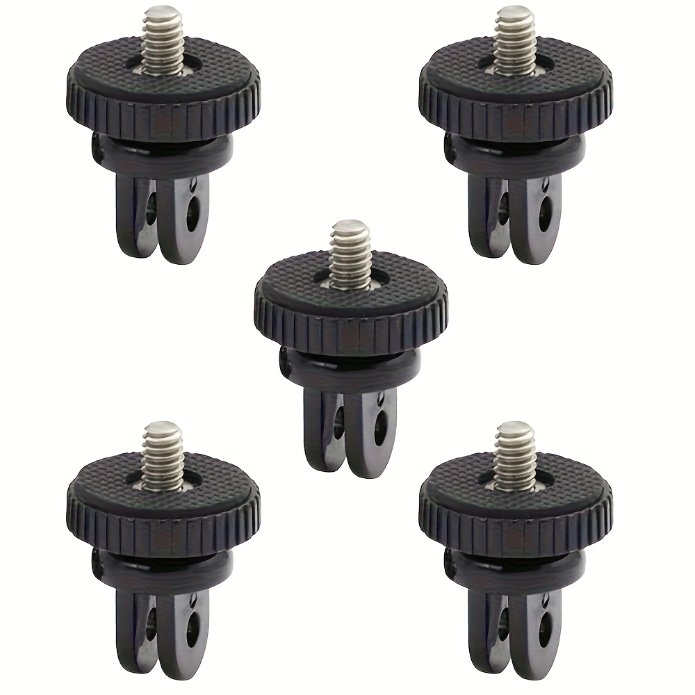 Image of 1/4 Inch Screw Tripod Adapter 360 Rotating Mount Holder For Hero 13 12 11 10 6 5 Camera, Pc Adapter For Pro 4 3 2 Cameras, Tripod Mount For X4 X3 1 X2, And For Aciton Camera Additions