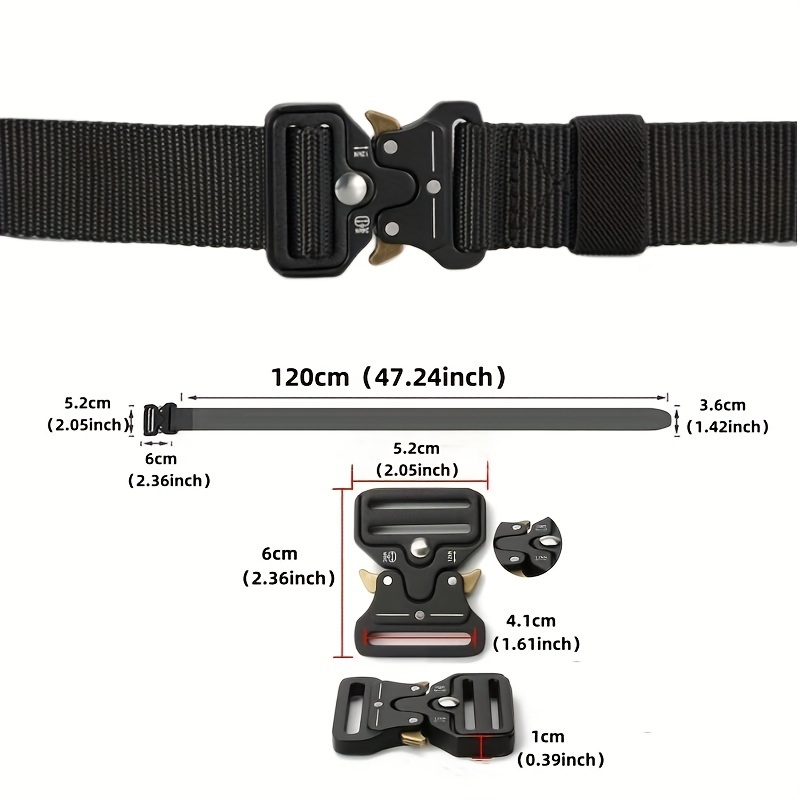Adjustable Canvas Belt - Stylish and Durable - Ideal Gift Choice