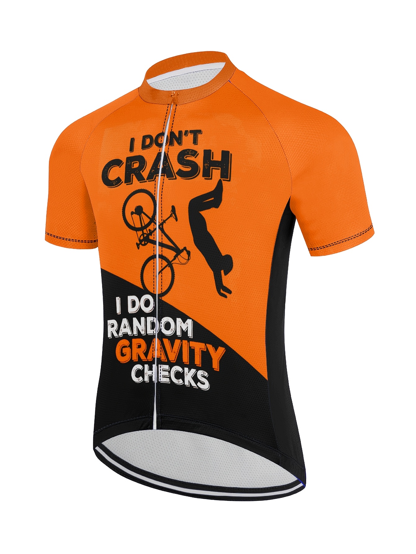 Maillot de cyclisme Never Old Man Cartoon - Maillot de cyclisme sur route respirant à séchage rapide avec bande réfléchissante
