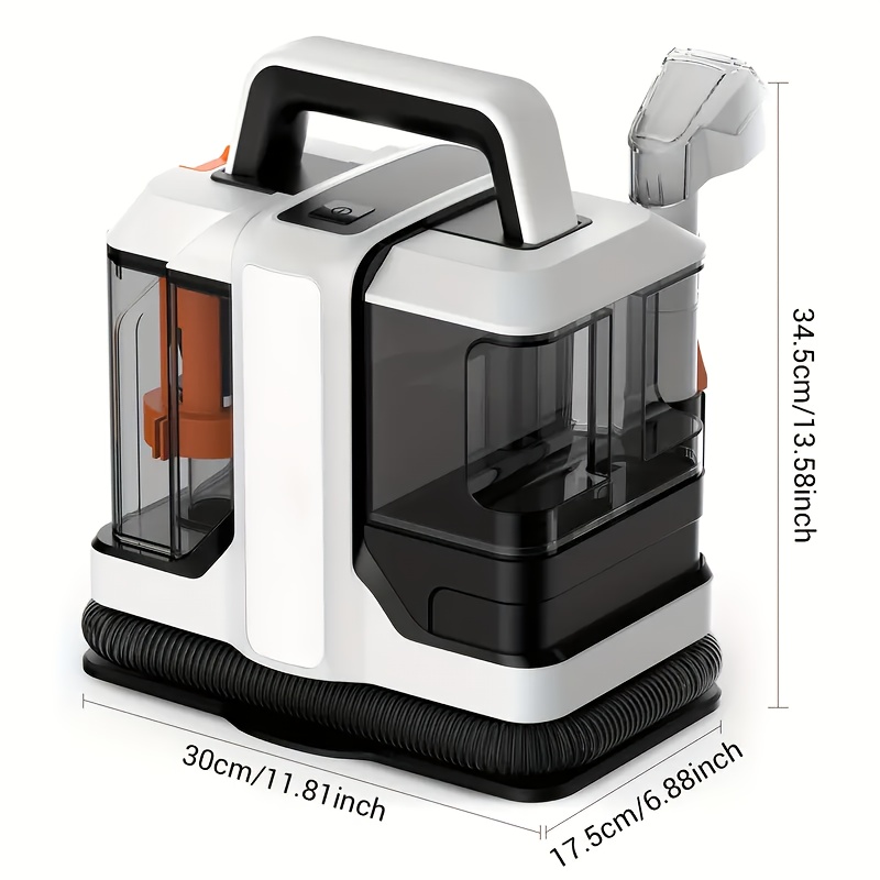 goxaeeee portable carpet cleaner 750w 15kpa portable spot cleaner for car sofa pet hair spray suction upholstery   a household fully automatic sensor intelligent cleaning machine for   cleaning