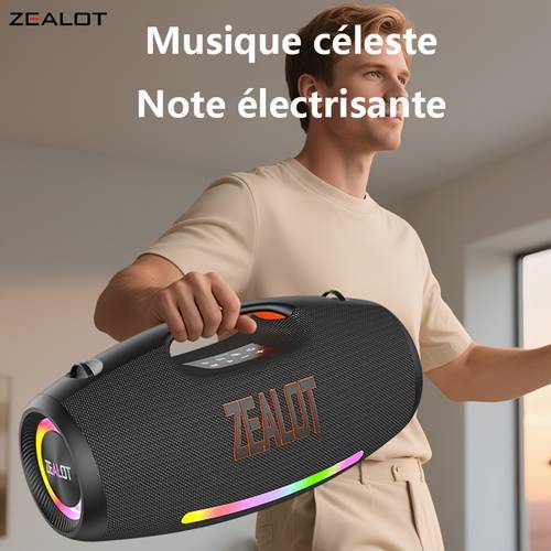 photo de l'article haut-parleur de fête, sortie avec poignée, longue , haut-parleur fil avec rgb, son surround à