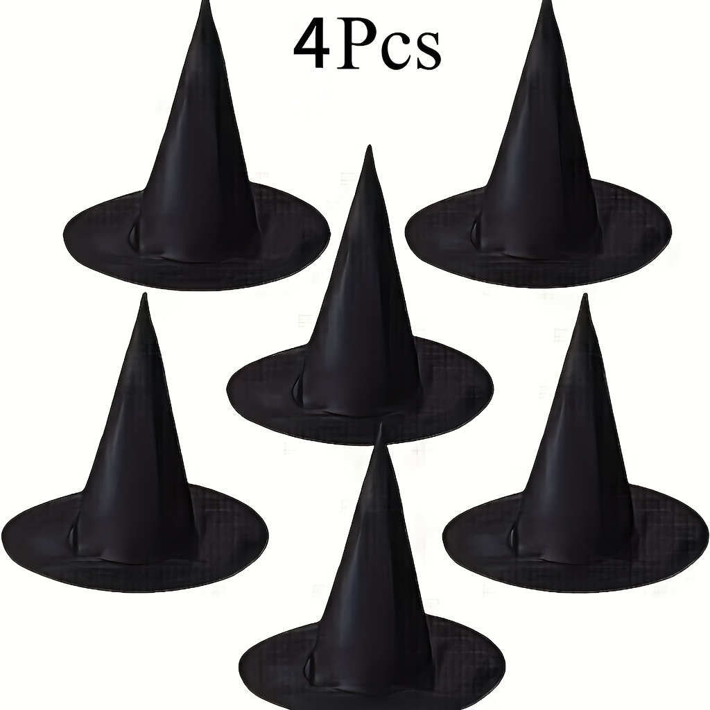 TEMU 4 da strega , oggetti di per costumi da festa trucco, da strega per feste, decorazioni di Halloween, Ringraziamento, cerimonia di laurea, adatti