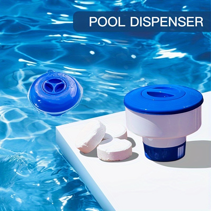 

Retractable Pool Chlorine Dispenser - Automatic Floating Tablet For Swimming Pools, No Battery Required