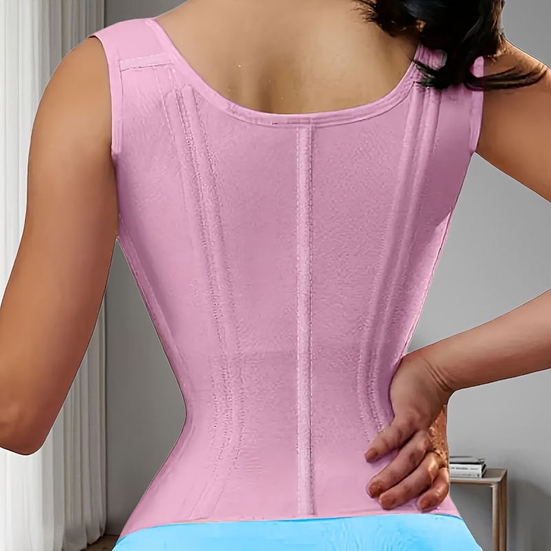 Shapewear Waist Trainer Vest With Zipper Plus Size Women's
