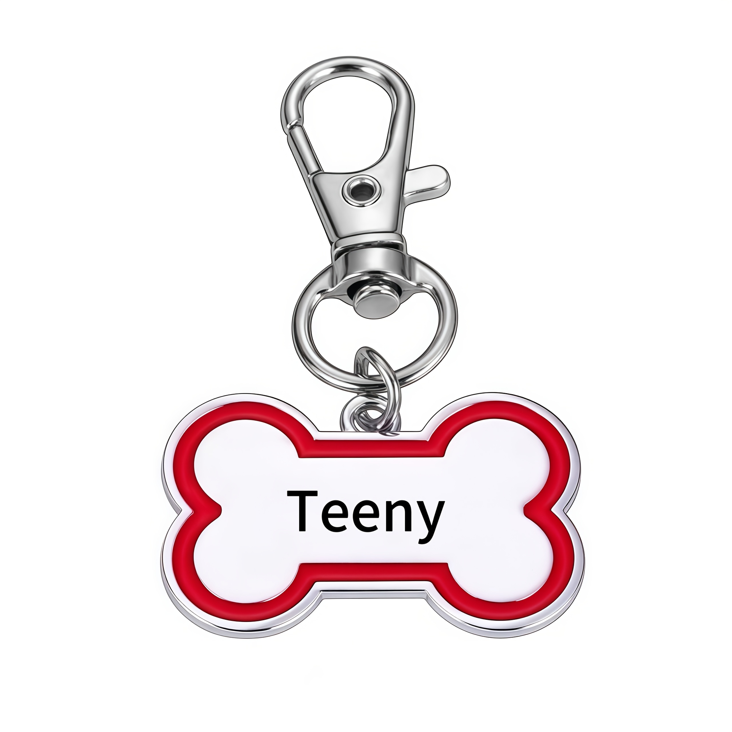 TEMU 1pc Personalized Custom Dog Tag For Small To Medium Dogs - Diy Pet Id Tag