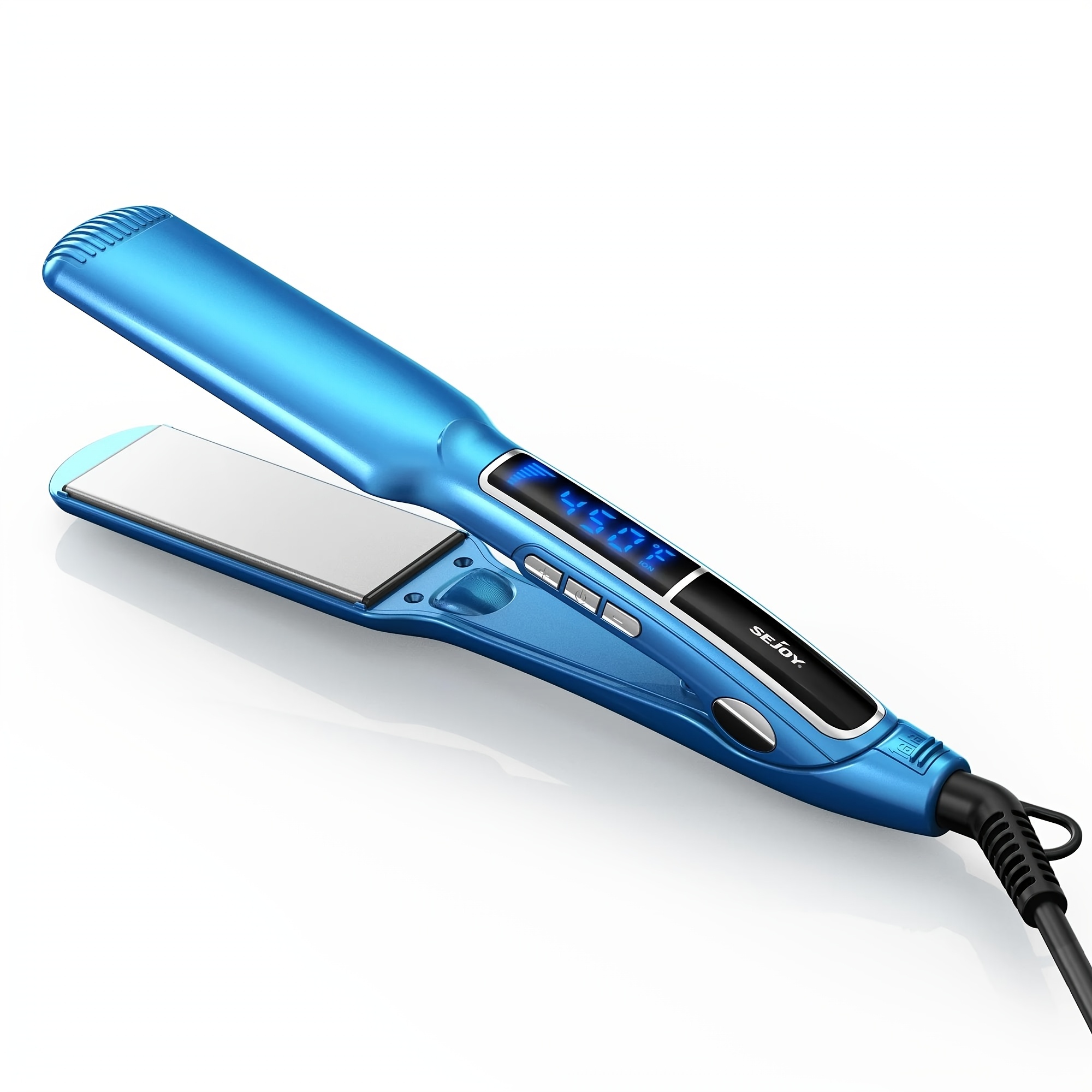TEMU Sejoy Digital Ion Flat Iron, Anti-static Ceramic Hair Straightener With Cheap Girl Stuff