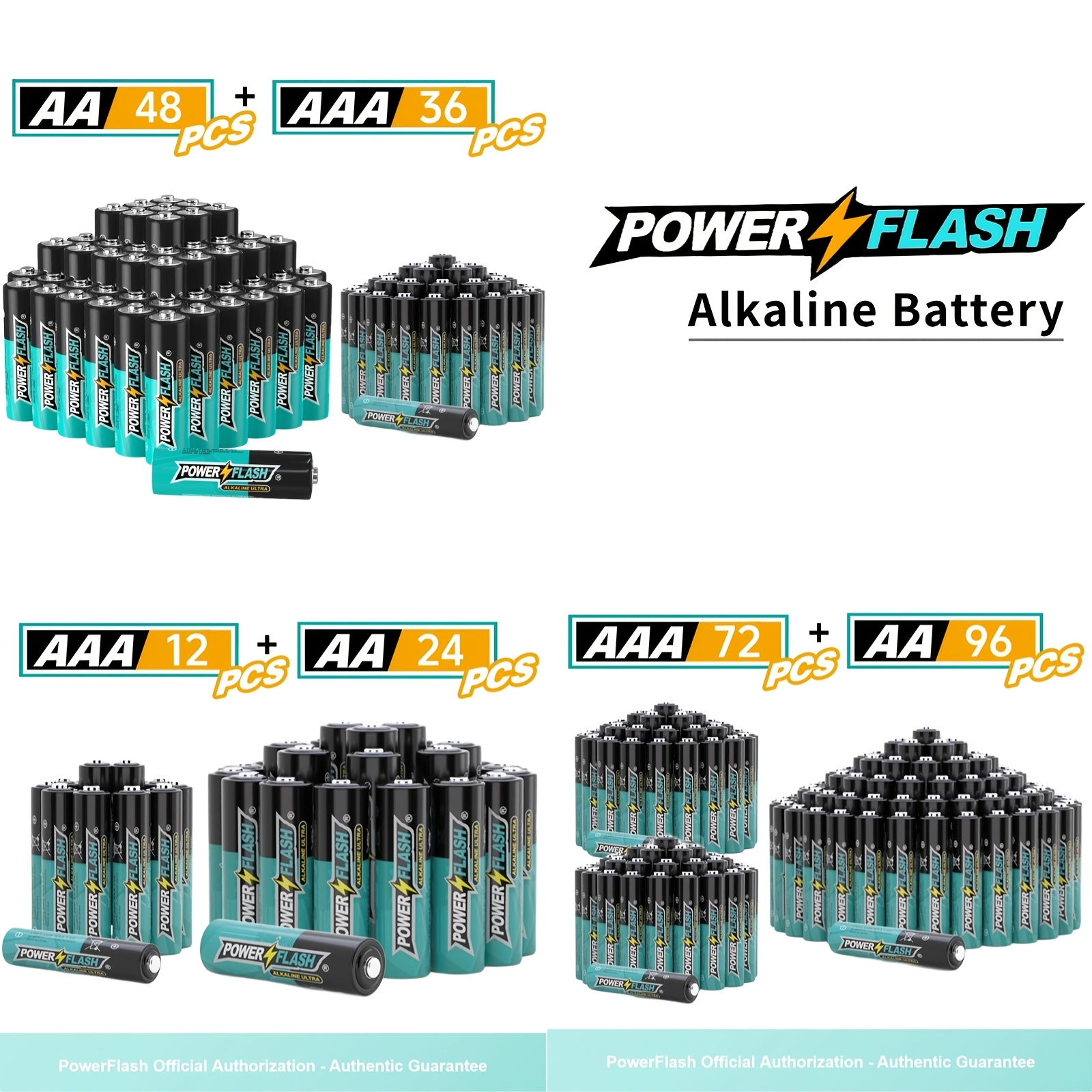 

Aaa12/36/72 And Aa24/48/96 Batteries Long- Batteries, , For Home, Household Device, Work, Power Supply For Christmas