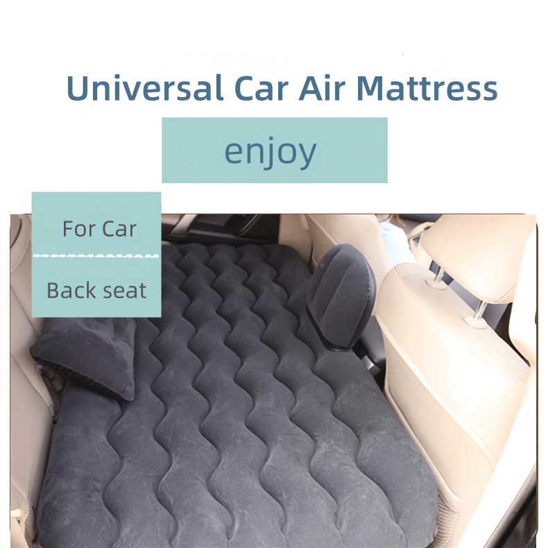 SUV Inflatable Mattress Camping Mattress Foldable Thick Car Air Bed with Electric Air Pump Portable Sleeping Pad Suitable for Home And Travel, Picnics And Camping