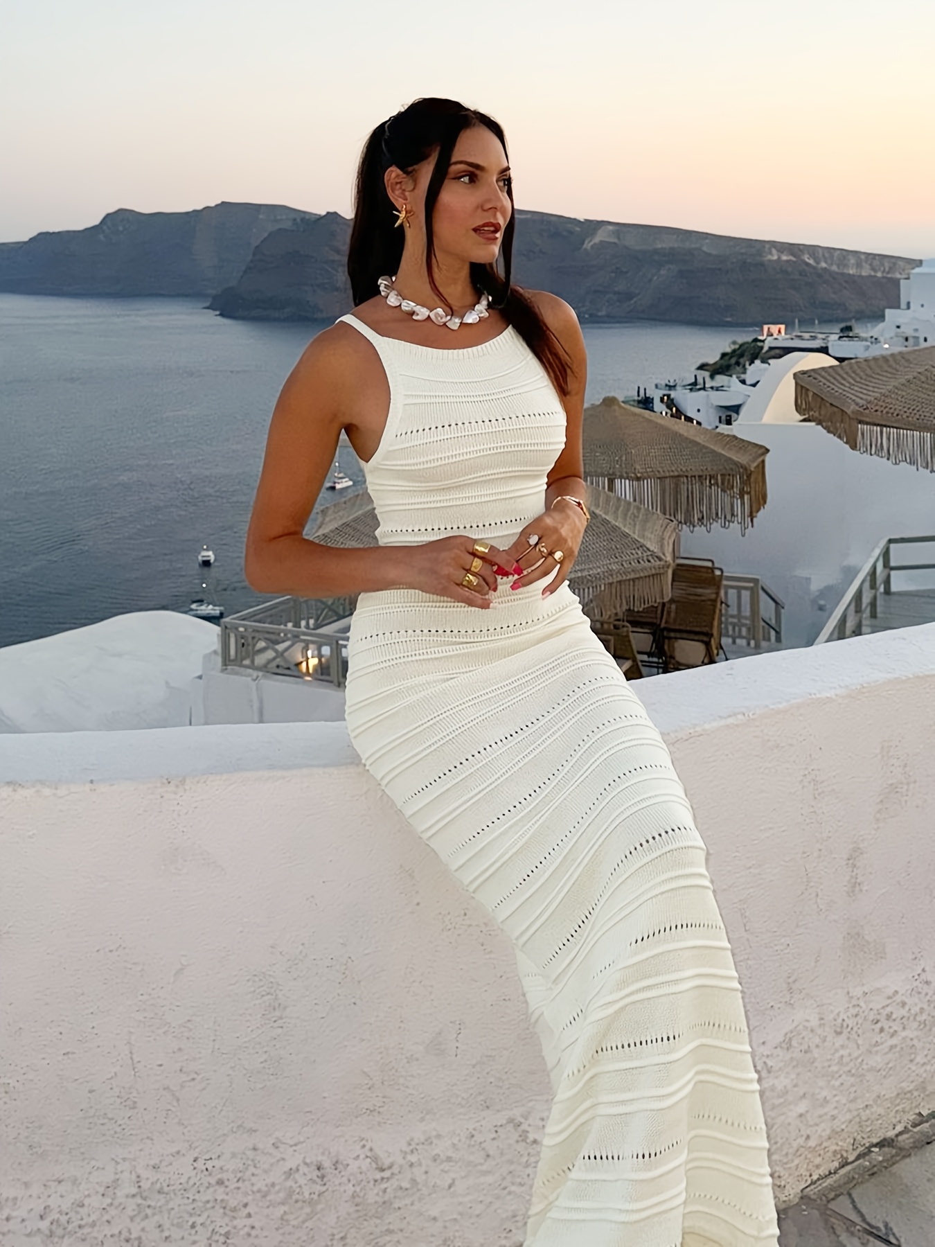 womens summer new backless sweater dress female holiday - Temu Mauritius
