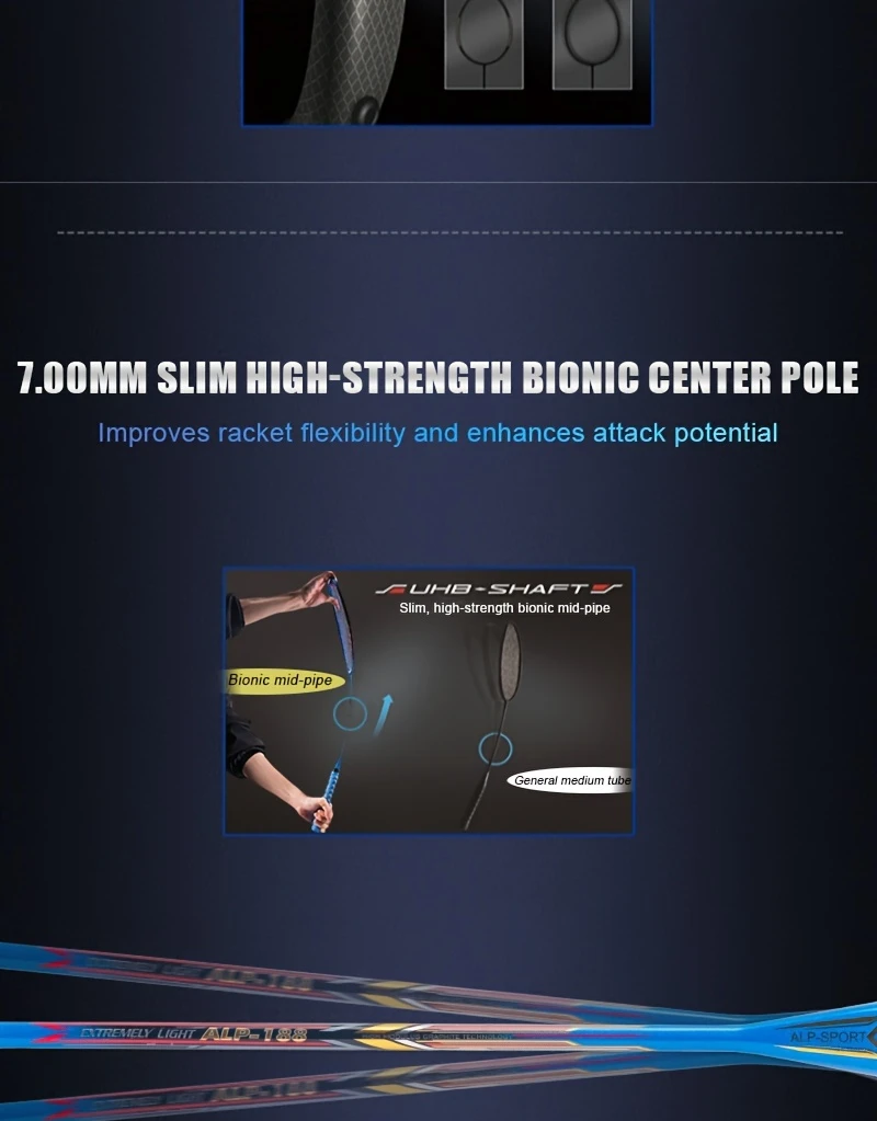 fiber badminton set double carbon fiber badminton alp black golden high strength carbon fiber 10u g6 support 30lbs 100 official genuine suitable for outdoor sports training competition details 3