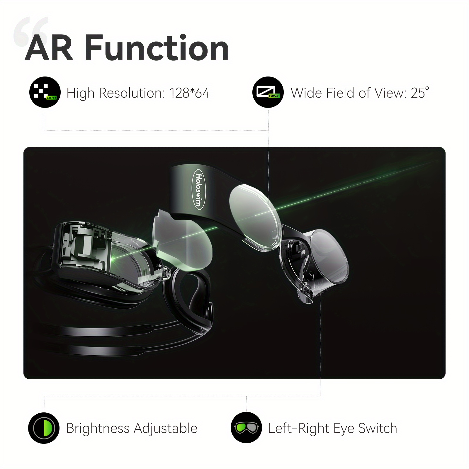 Holoswim 2s AR Smart Swim Goggles
