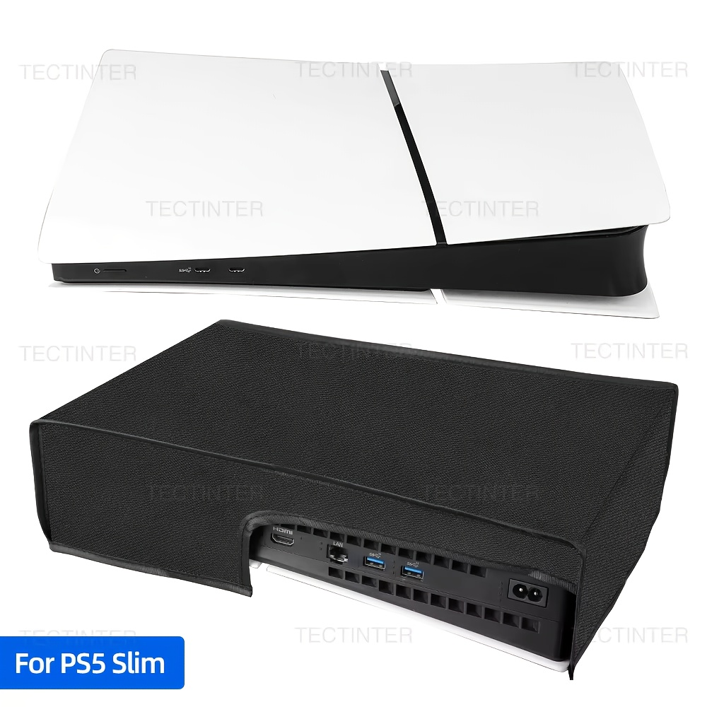 Horizontalen pokrov proti za PS5 Regular / Slim / Pro konzolo, zaščita proti praskam, protiprašni etui za dodatke PS5
