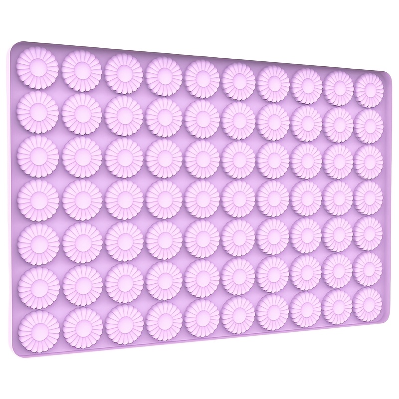 Image of Daisy Flower Chocolate Silicone Molds, Gummy Candy Molds For Cake Decorations