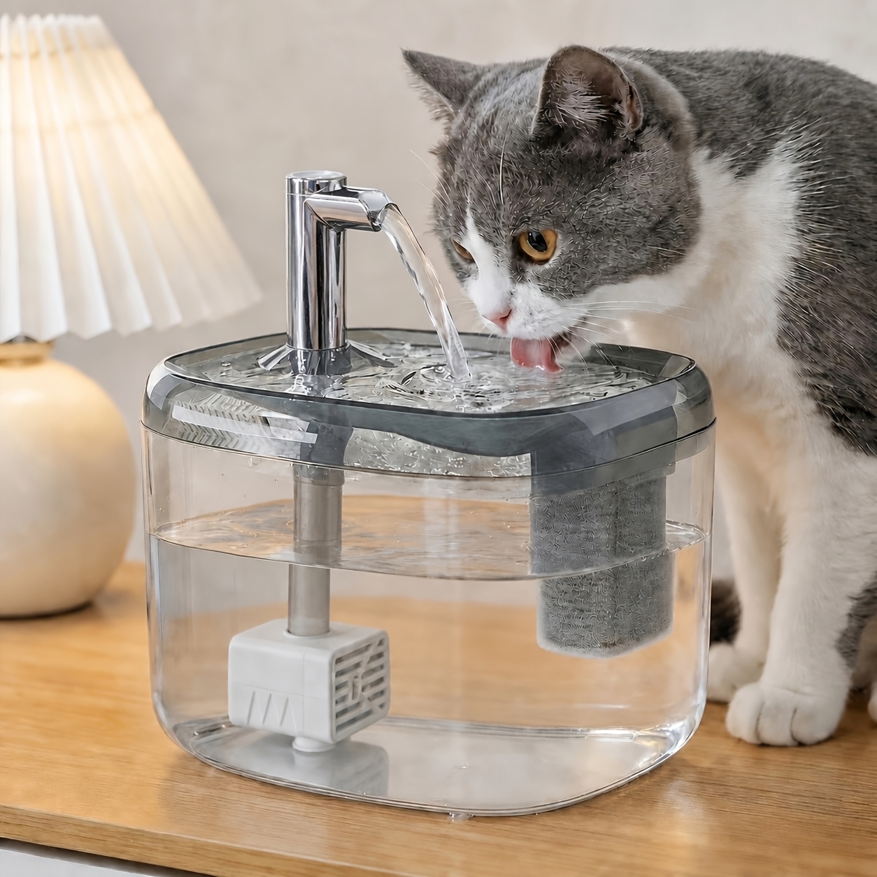 .5l Large Capacity Automatic Pet Water Fountain, In 3 Colors. Suitable For Cats/dogs/pets. Usb Powered, No Batteries Required. , Safe And Reliable, With Automatic Water Circulation. From A Pet Owner