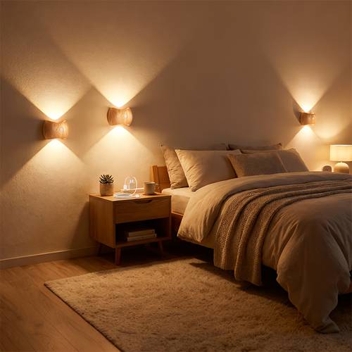 4pcs 2pcs rechargeable motion sensor wall light sconce indoor 3 colors wireless up and down wall mount light battery operated wall sconces set of two for hallway staircase bedroom bathroom wood