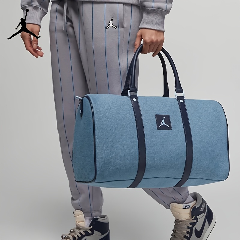 Jordan Adjustable Shoulder Strap Crossbody Bag, Single Shoulder Bag, Tote Bag, Regular Men'S Style in Blue