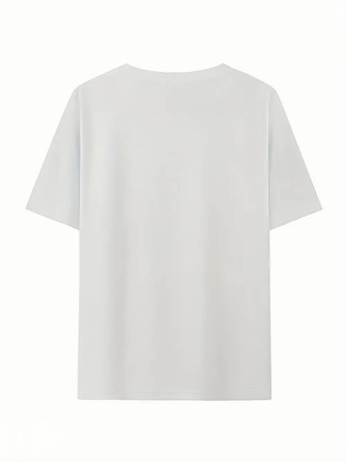 unisex casual short sleeve crew neck t shirt comfortable for sports and parties