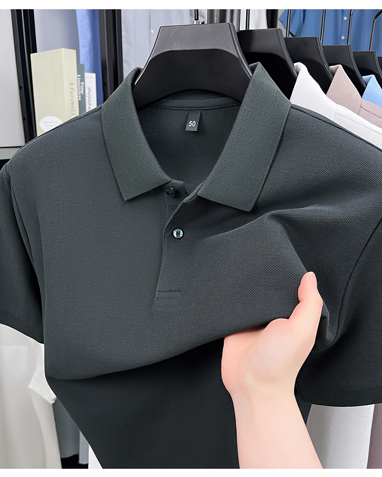 σορτς για άντρες, άνετο και στυλιστικό, για επιχειρήσεις και σπορ, με σύντομο λαιμό και σωλήνα Στοιχεία είδους 5