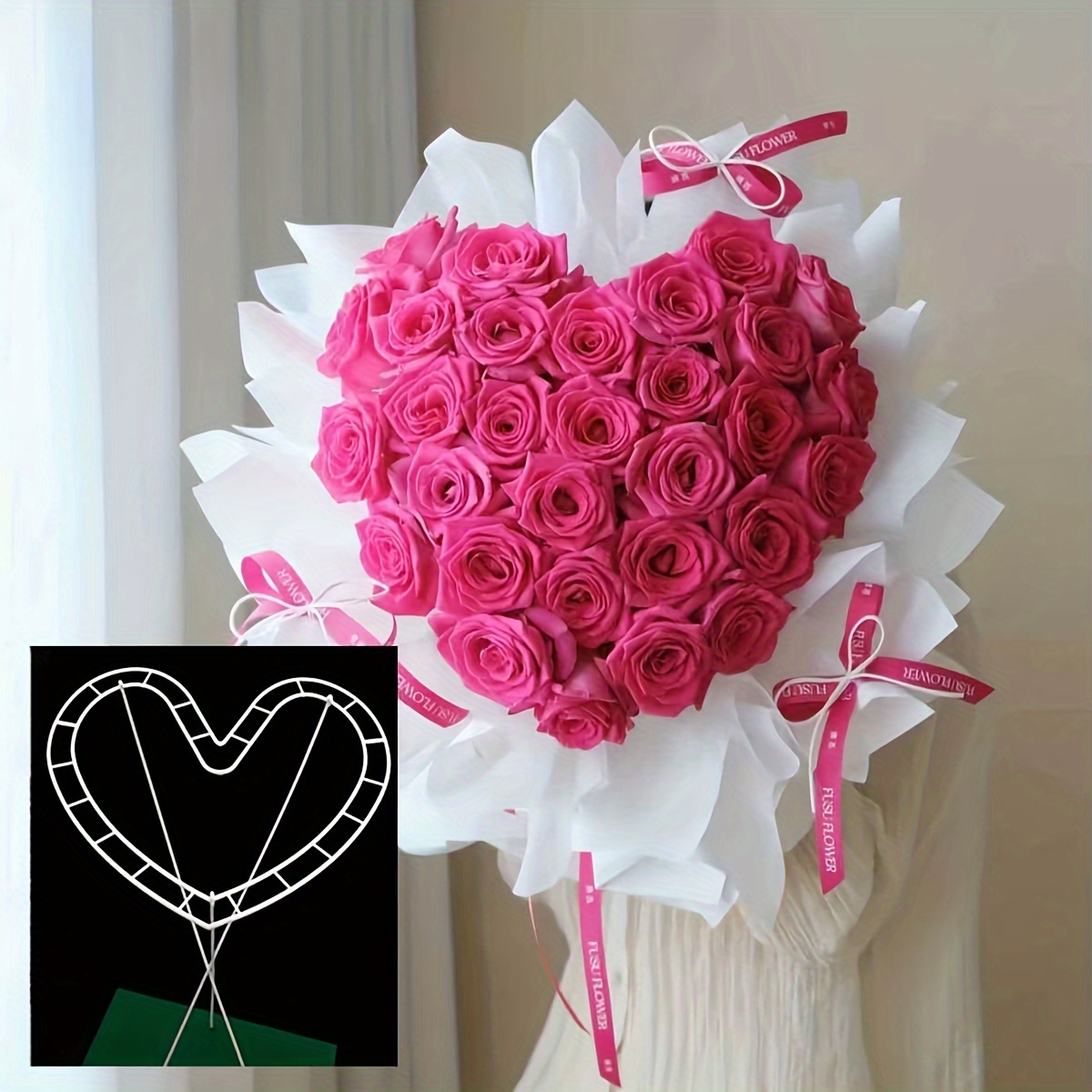 

3set Assistant, -shaped Bouquet Assisting Materials, Suitable For Making -shaped - , Vase Bouquet