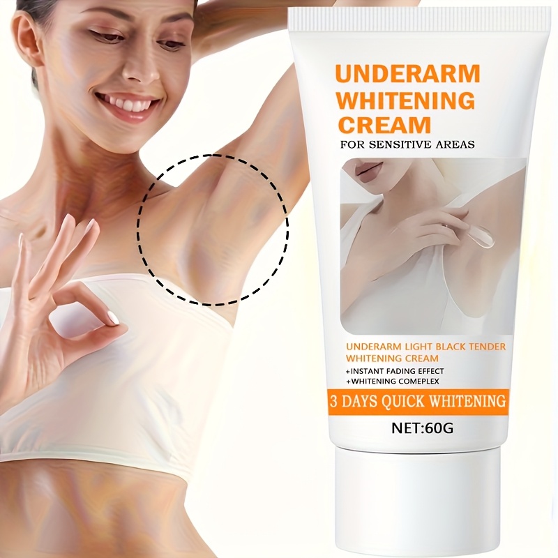 Aufhellende Creme Für Achseln & Oberschenkel – Gegen Dunkle Flecken Im Intimbereich, Gesicht Und Körper