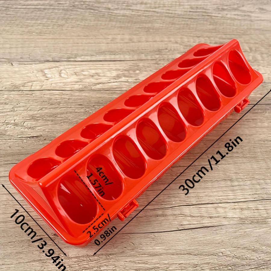 Image of Pet Birds Feeding Trough And Waterer Equipment Pigeon Feeding Trough Parrot And Chicken And Chicks And Ducks Feeder 1pc, Without Battery
