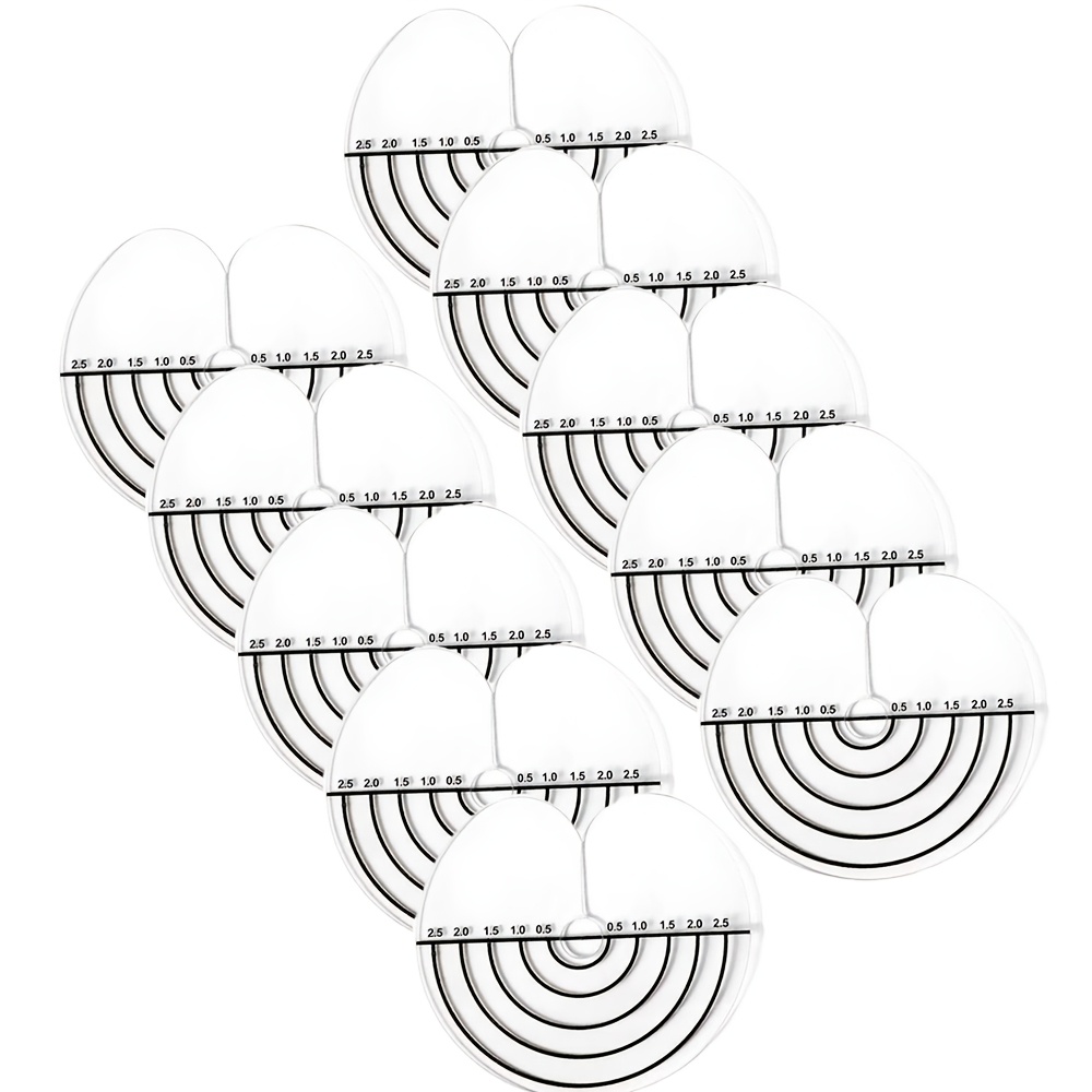 TEMU Juego de 10 piezas de extensiones de cabello con circulares graduadas