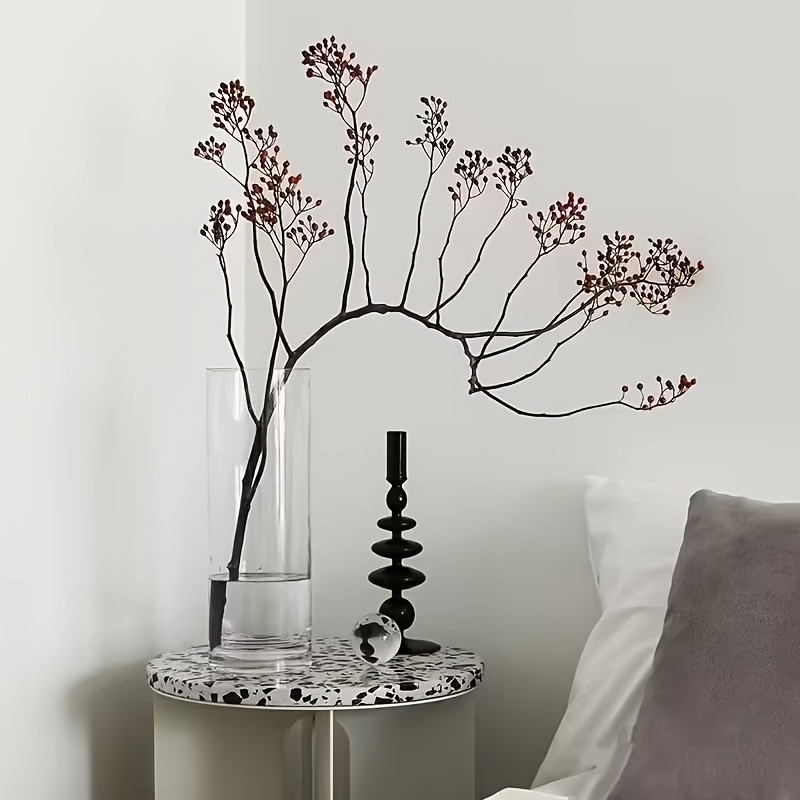 Two Extra-Large Transparent Cylindrical Vases for Floral Arrangements