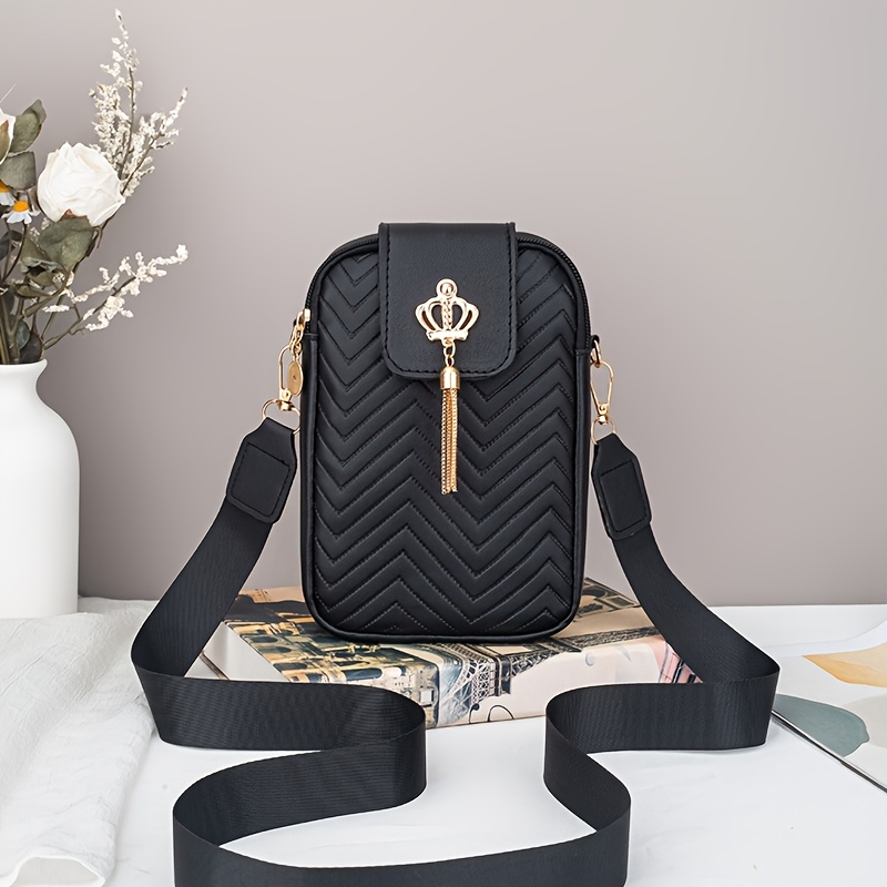 Fashion Sweet Textured Shoulder Bag, Crossbody Bag, Clutch