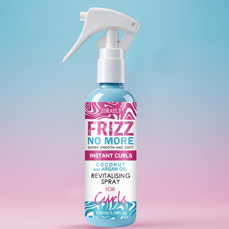 Image of Zoraely Spray. Frizz, Providing A Refreshing Of Hydration Without Any Stickiness. Suitable For Use On Dry And , Natural-looking Curls. Holiday Gifts.100ml