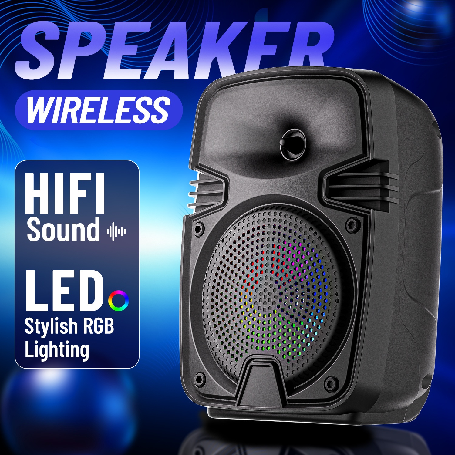 sing e portable speaker mini speaker small speaker with wireless speaker outdoor speaker loud and powerful sound supports bt usb tf card fm tws compatible with smartphones tablets tvs ideal gift for music lovers suitable for outdoor
