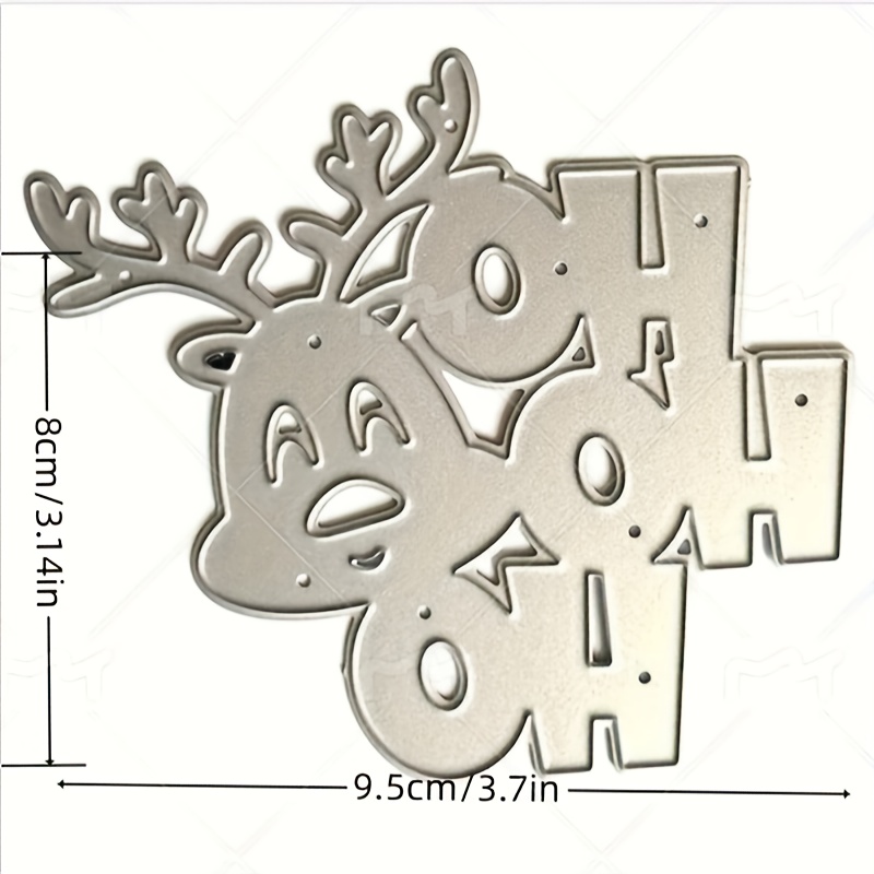Image of Christmas Metal Cutting Mold Set - Professional Diy Template, Hand Greeting Card & Home Decor Craft Kit For Festive Items