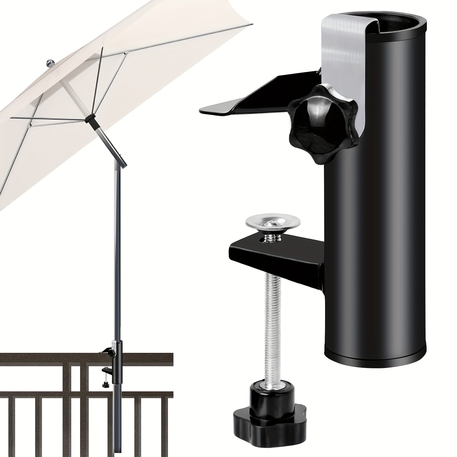 E-shop Outdoor-Schirmständer für die Terrasse, multifunktionaler tragbarer Sonnenschirmständer für Terrasse Terrassenaktivitäten, Halterung für
