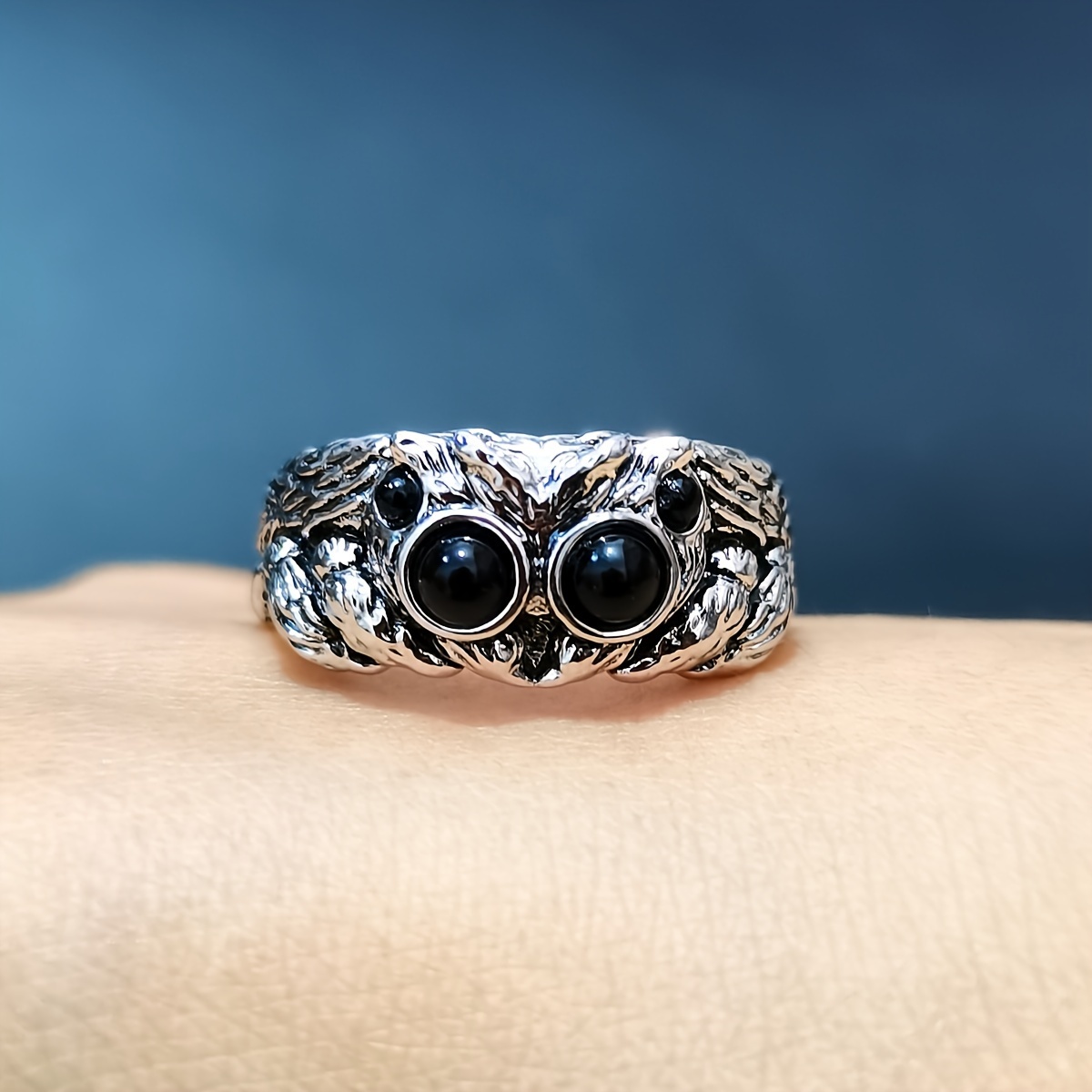 

Creative Exaggerated Animal Ring With A Cute Spider That Opens Its Mouth, Adjustable Ring